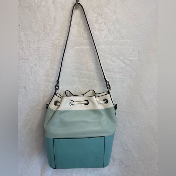 Michael Kors Dottie Color Block Bucket Bag - Picture 7 of 14